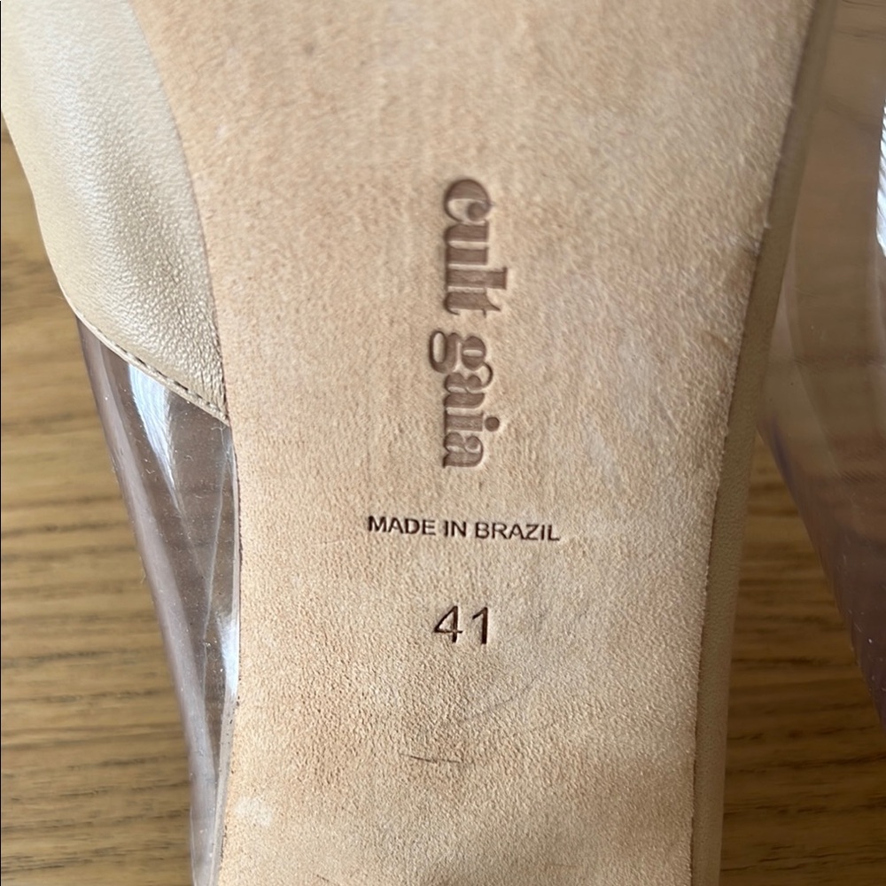 Cult Gaia Nude Heels sz 41 - Picture 8 of 8